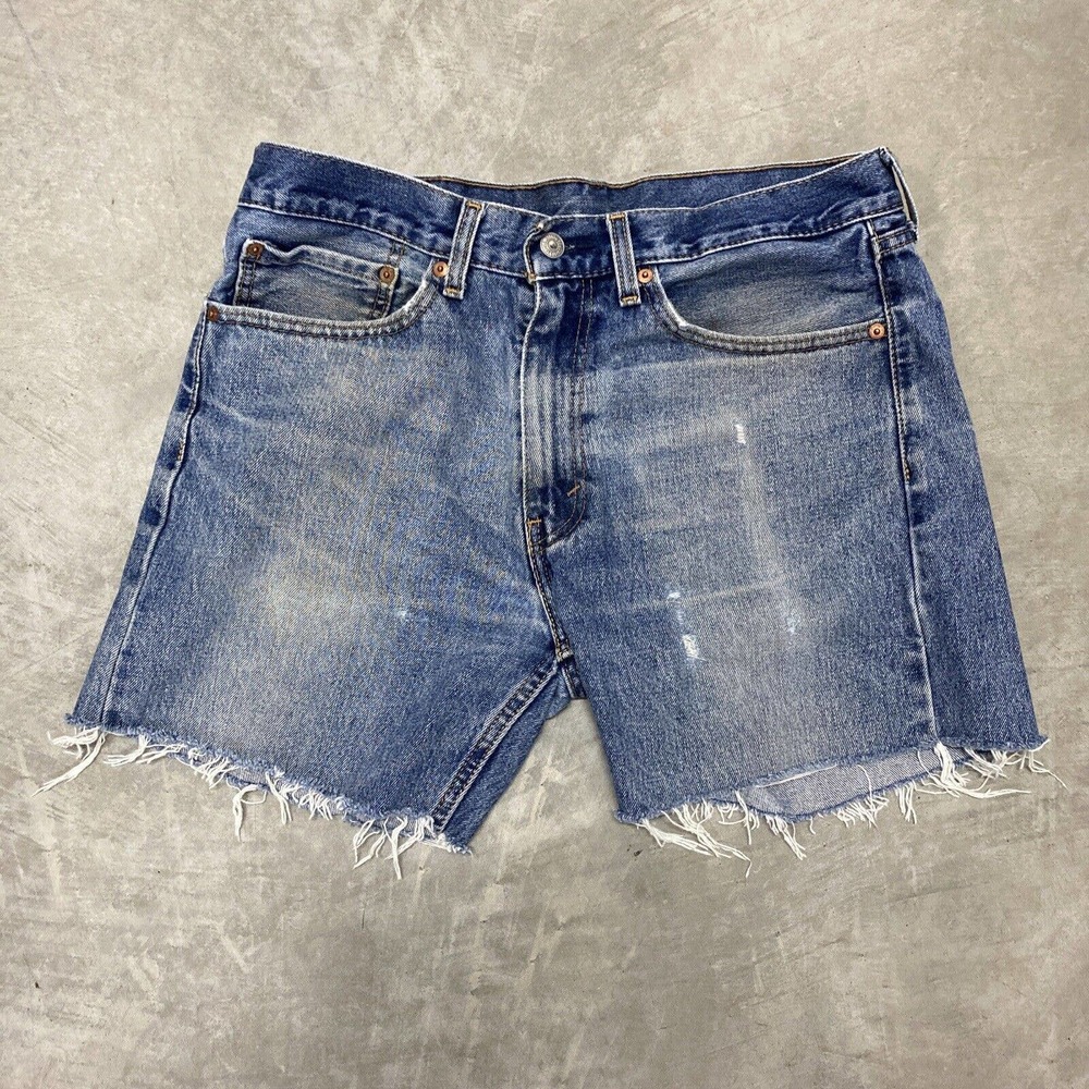 levis 505 cut offs 34
